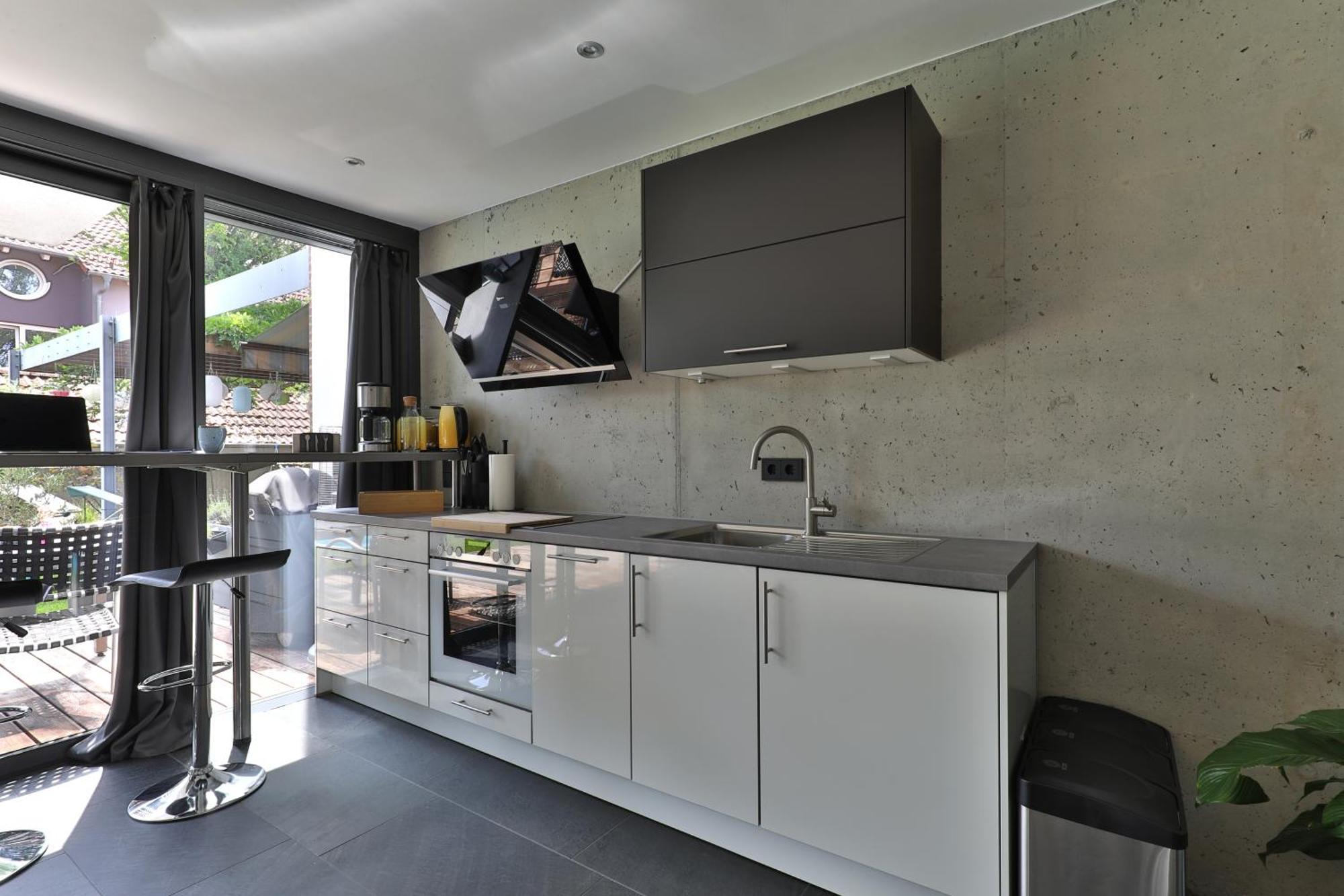 Modernes Studio-Apartment Gersthofen Eksteriør billede