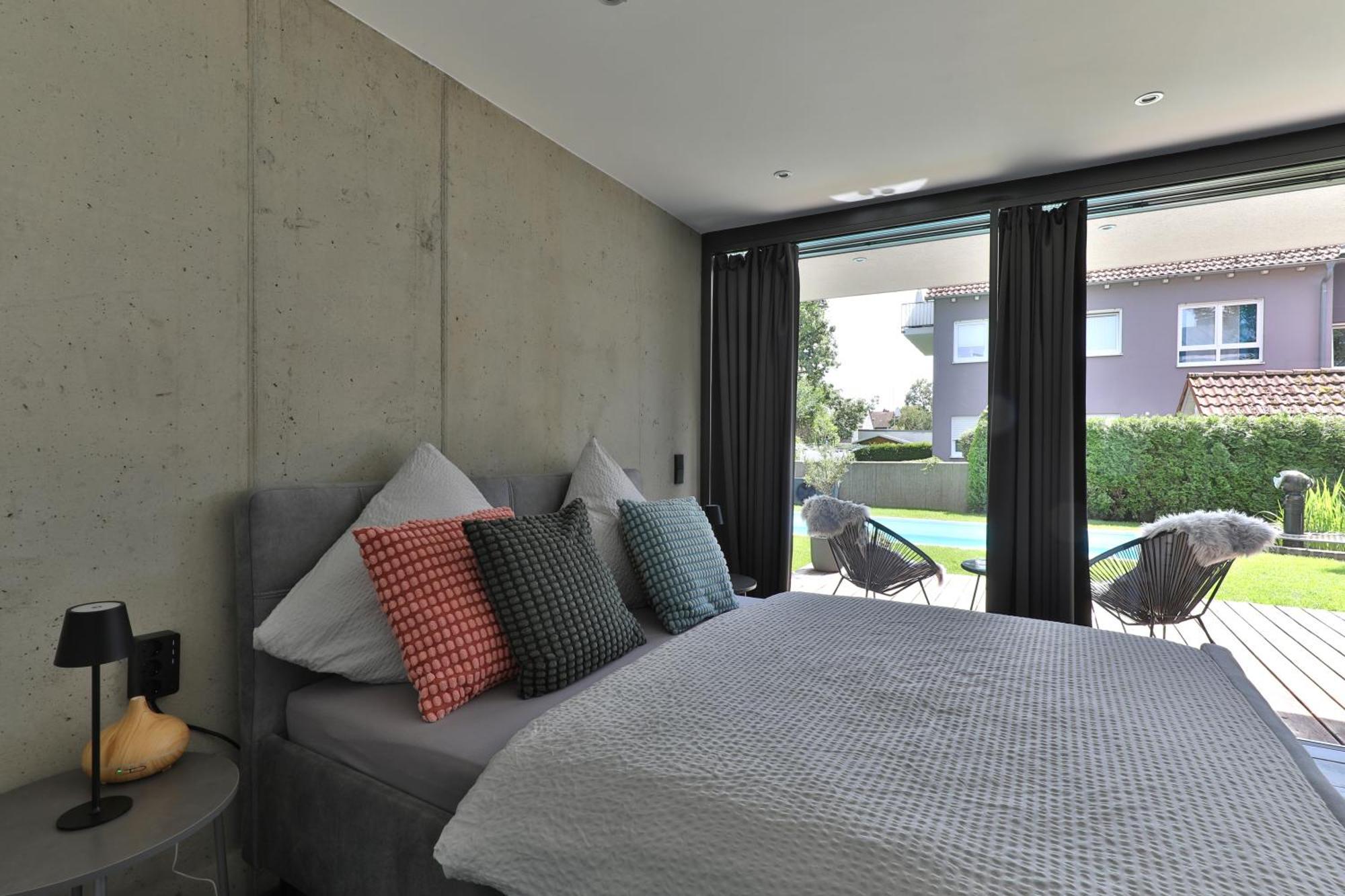 Modernes Studio-Apartment Gersthofen Eksteriør billede
