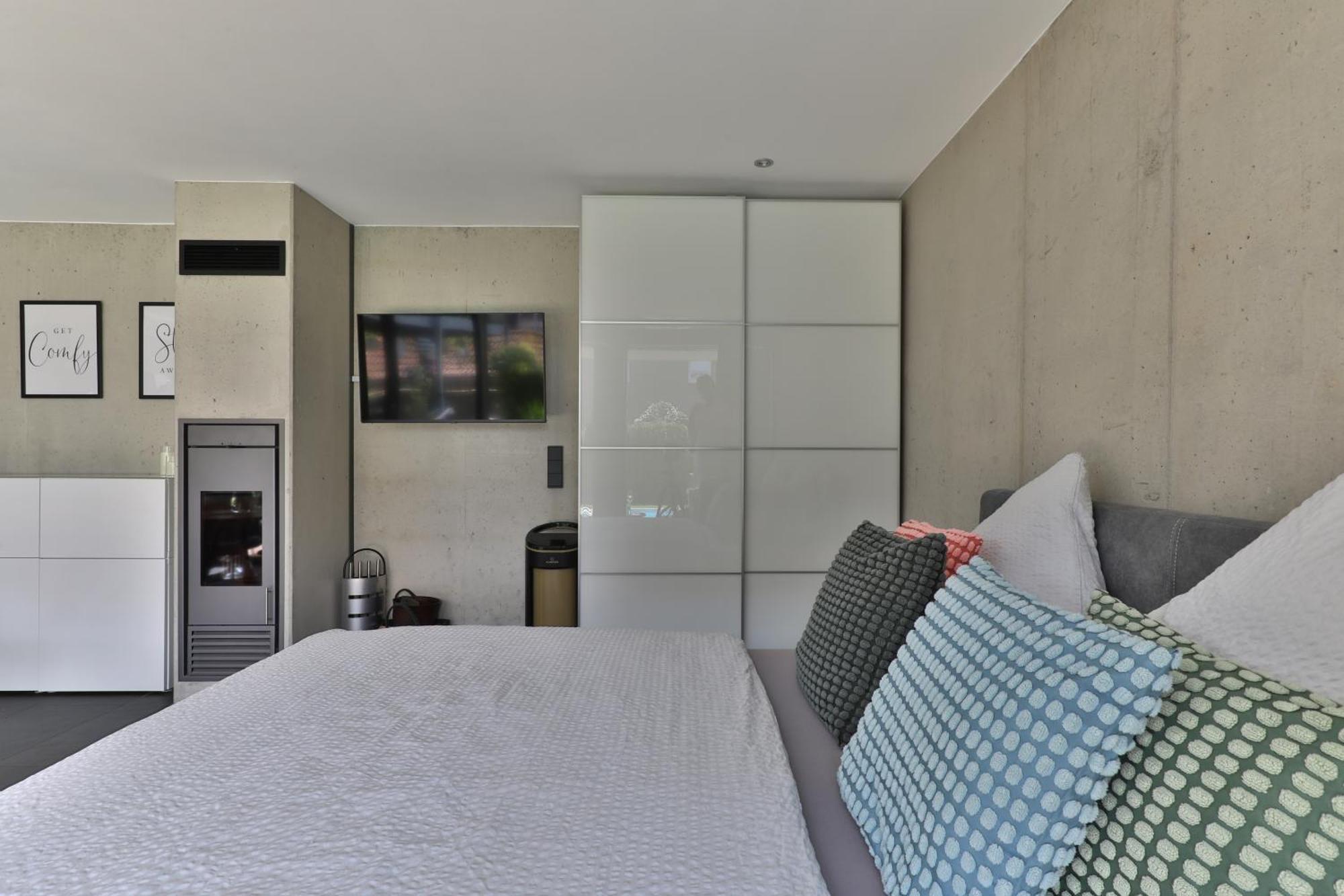 Modernes Studio-Apartment Gersthofen Eksteriør billede