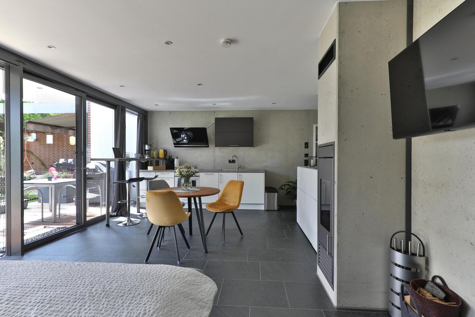 Modernes Studio-Apartment Gersthofen Eksteriør billede