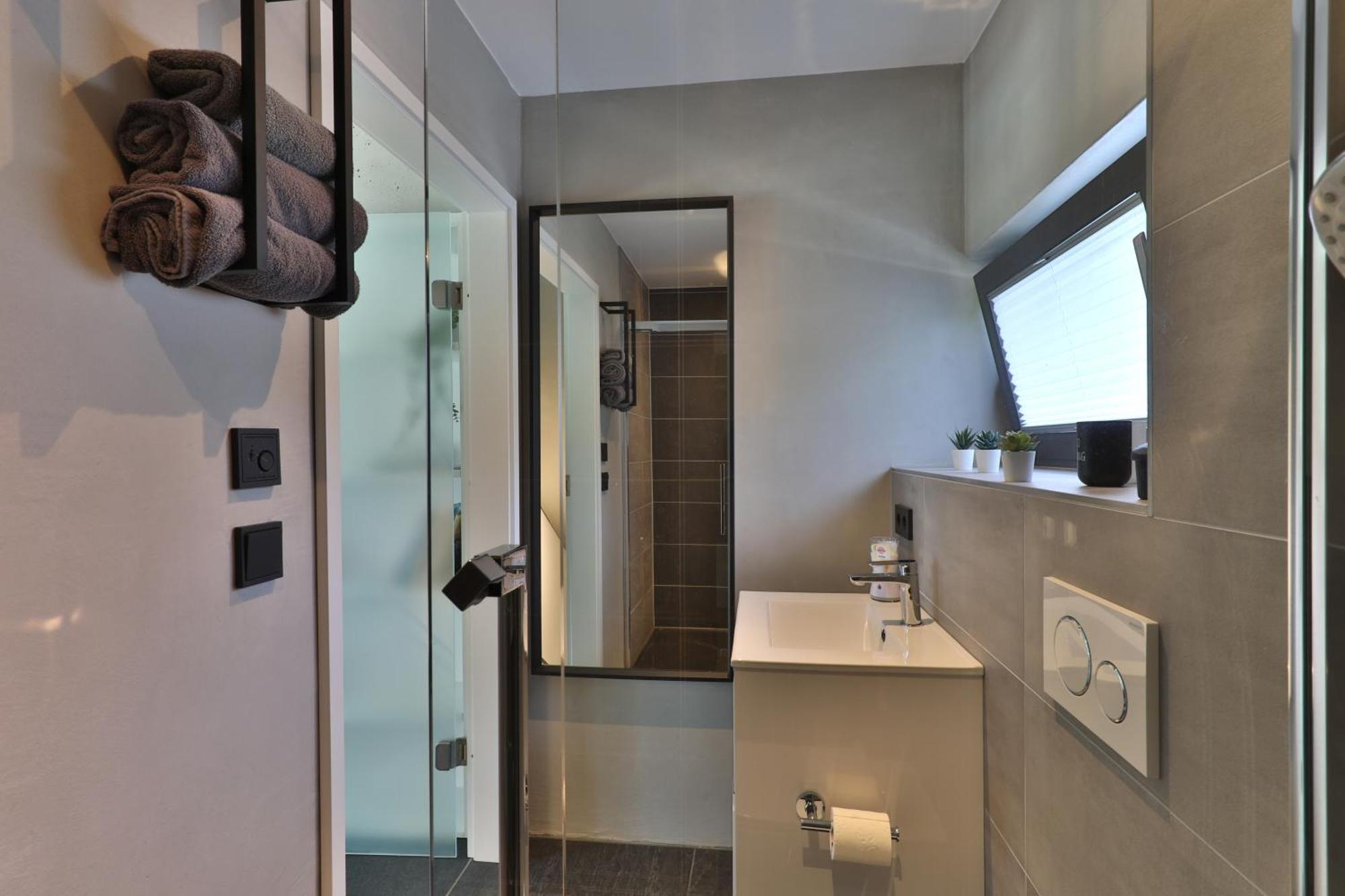Modernes Studio-Apartment Gersthofen Eksteriør billede